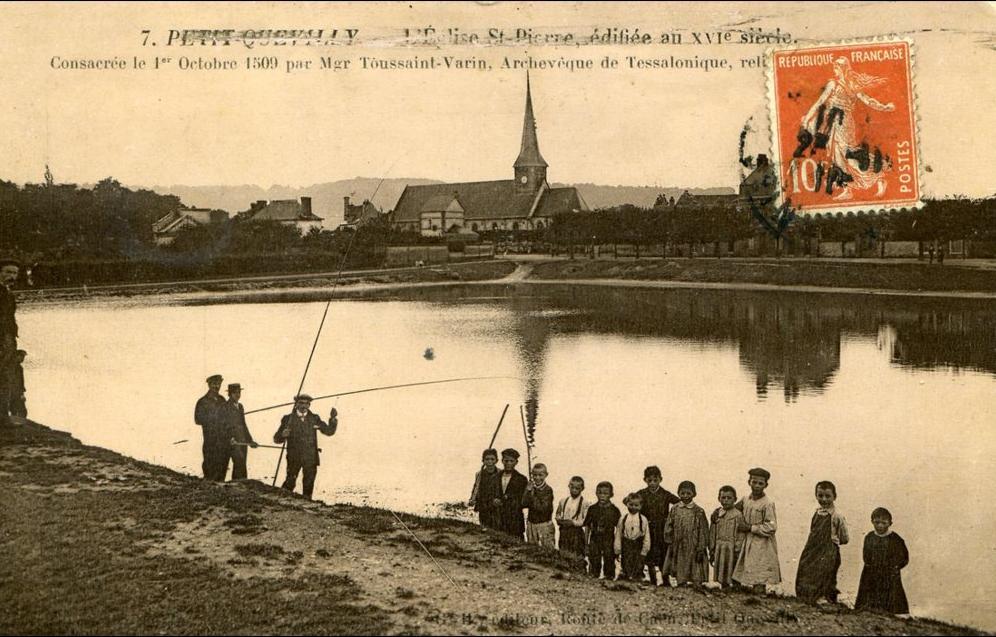 petit quevilly mare et église